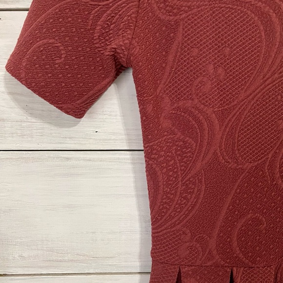 Lula Roe Burgundy Dress -Size XSmall- - Picture 8 of 9
